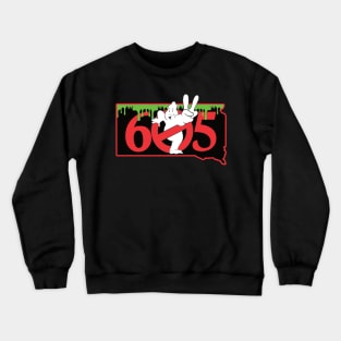 SDGB Ghostbusters 2 slimed logo Crewneck Sweatshirt